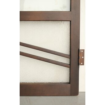 幾何学デザイン 黒ガラス戸　GD0101 