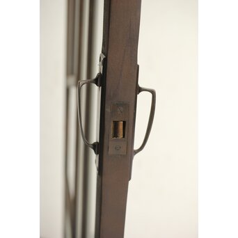 幾何学デザイン 黒ガラス戸　GD0101 