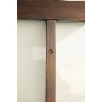 幾何学デザイン 黒ガラス戸　GD0101 