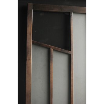 幾何学デザイン 黒ガラス戸　GD0101 