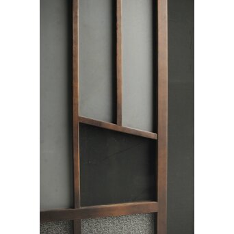 幾何学デザイン 黒ガラス戸　GD0101 