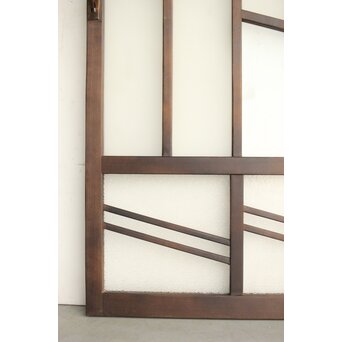 幾何学デザイン 黒ガラス戸　GD0101 