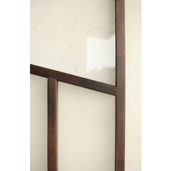 幾何学デザイン 黒ガラス戸　GD0101 