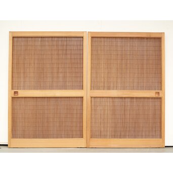 幅広簀戸/荻か御形戸 2枚1組　F242