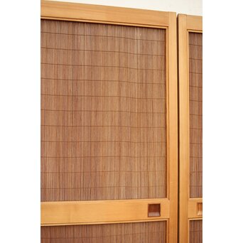 幅広簀戸/荻か御形戸 2枚1組　F242 両面仕様ですね　こちらの面も見劣りしません