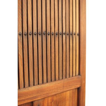 総欅 格子蔵戸　W065Y 