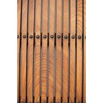 総欅 格子蔵戸　W065Y 