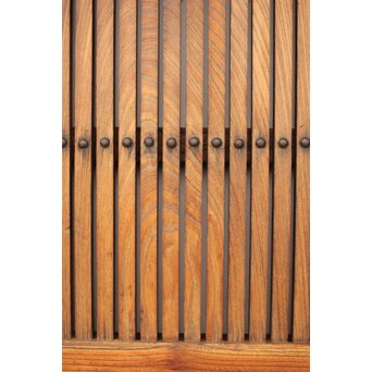 総欅 格子蔵戸　W065Y 