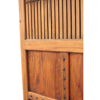 総欅 格子蔵戸　W065Y 