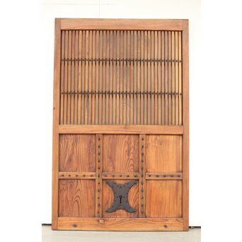 総欅 格子蔵戸　W065Y