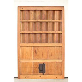 総欅 格子蔵戸　W065Y 