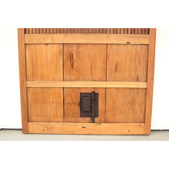 総欅 格子蔵戸　W065Y 