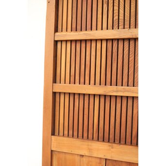 総欅 格子蔵戸　W065Y 