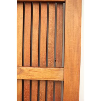 総欅 格子蔵戸　W065Y 