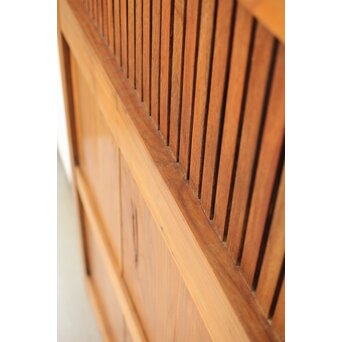 総欅 格子蔵戸　W065Y 