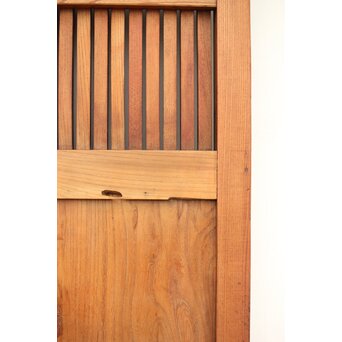 総欅 格子蔵戸　W065Y 