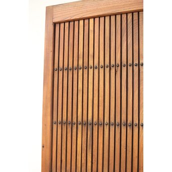 総欅 格子蔵戸　W065Y 