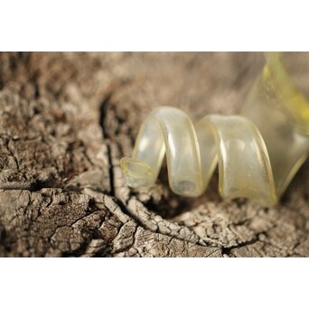 つる朝顔形 江戸ガラス べく盃　Y037 