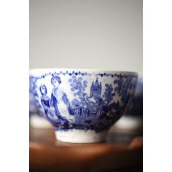 デルフト焼 煎茶碗7客　P334 