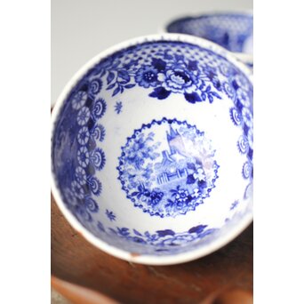 デルフト焼 煎茶碗7客　P334 