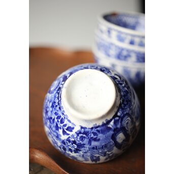 デルフト焼 煎茶碗7客　P334 