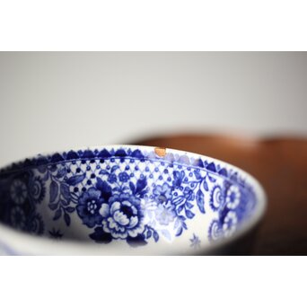 デルフト焼 煎茶碗7客　P334 