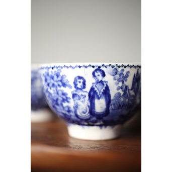 デルフト焼 煎茶碗7客　P334 