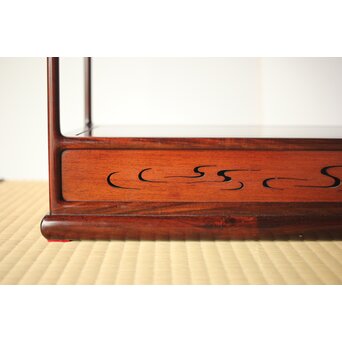 京都 洛凰 原孝道 花梨違棚　X345 