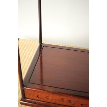 京都 洛凰 原孝道 花梨違棚　X345 