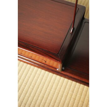 京都 洛凰 原孝道 花梨違棚　X345 