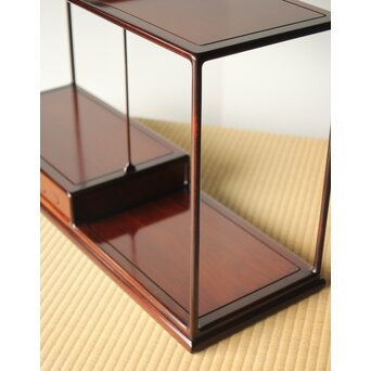 京都 洛凰 原孝道 花梨違棚　X345 