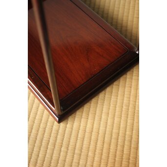 京都 洛凰 原孝道 花梨違棚　X345 