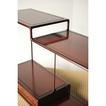 京都 洛凰 原孝道 花梨違棚　X345 