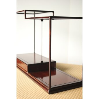 京都 洛凰 原孝道 花梨違棚　X345 