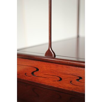 京都 洛凰 原孝道 花梨違棚　X345 