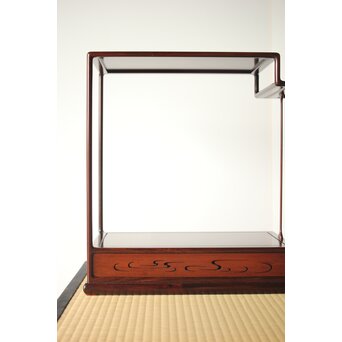 京都 洛凰 原孝道 花梨違棚　X345 