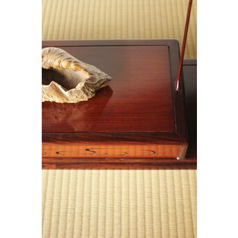 京都 洛凰 原孝道 花梨違棚　X345 