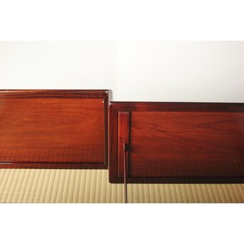 京都 洛凰 原孝道 花梨違棚　X345 