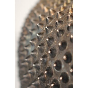 秦銀器 雪鳴 七宝繋摘 純銀霰湯沸/銀瓶　M312 