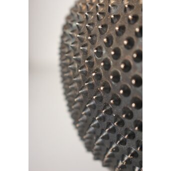 秦銀器 雪鳴 七宝繋摘 純銀霰湯沸/銀瓶　M312 