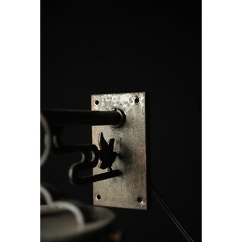 竜田川と菊菱装飾のブラケット照明　A017 