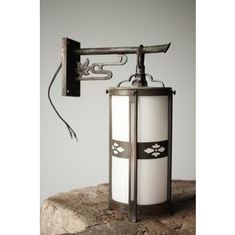 竜田川と菊菱装飾のブラケット照明　A017 