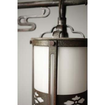 竜田川と菊菱装飾のブラケット照明　A017 