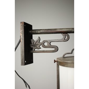 竜田川と菊菱装飾のブラケット照明　A017 