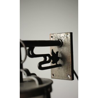 竜田川と菊菱装飾のブラケット照明　A017 