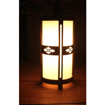 竜田川と菊菱装飾のブラケット照明　A017 