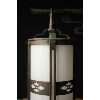 竜田川と菊菱装飾のブラケット照明　A017 