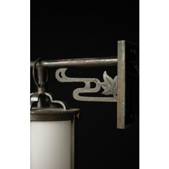 竜田川と菊菱装飾のブラケット照明　A017 