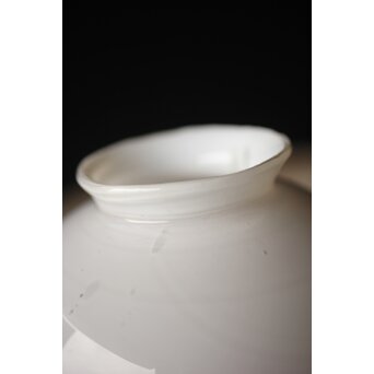 古手 乳白色ひらひら電笠　A019 