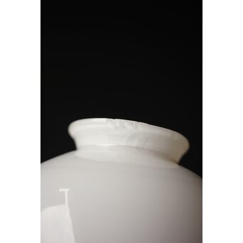 古手 乳白色ひらひら電笠　A019 